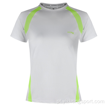 Moisture Wicking Dry Fit T Shirt White